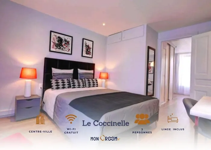 La Coccinelle - Proche Centre-ville - Cosy - Mon Groom Apartman *